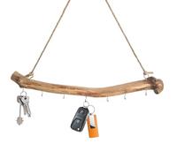 Rama colgante de madera rústica - Decoración de madera natural | Madera flotante hecha a mano con cuerda para colgar, perfecto para arte de pared, colgador de plantas, exhibición de fotos, jardín y