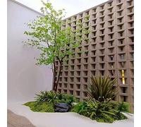 Rama de árbol de Campana Japonesa simulada Artificial Rama de Plantas de Planta de Hojas de Hoja perenne Rama de Plantas Falsas Grandes para la Oficina Domicilio de la casa de la casa del jardín de