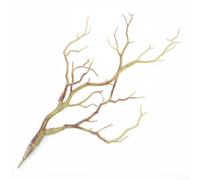 Rama de árbol de simulación decorativa para interiores (35 cm) eleva la estética de tu hogar (café)