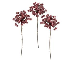 Rama de eneldo metálico con Purpurina, Ramas Artificiales, Rama, decoración navideña, Flores Artificiales, Planta Artificial, floristería AST Metalizada, Rama de Flores de Invierno