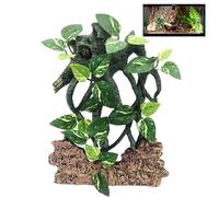 Rama de escalada de serpiente - Árbol de reptiles | Rama de esquina de resina para terrarios | Juguete de escalada de enriquecimiento y decoración de hábitat | Snake & Barba Dragon Tank Accesorio para