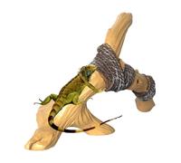 Rama De Escalada De Serpientes, Adorno De Trepaderador De Madera De Resina, Accesorios De Hábitat De Animales De Estante De Cuerda Trepadora para Hámster Camaleón