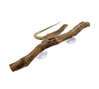 Rama de hábitat de Serpiente - Accesorio de Escalada de Madera ecológica para Serpientes de maíz, Boas y pitones, decoración Decorativa de terrario | Penca de Escalada Texturizada para Ejercicio y