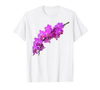 Rama de Magenta Rosa Phalaenopsis Orquídeas 2 Formas Mania Camiseta gráfica económica