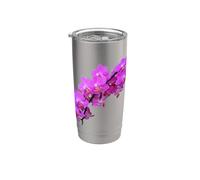 Rama de Magenta Rosa Phalaenopsis Orquídeas 2 Formas Mania Vaso térmico de acero inoxidable de doble pared