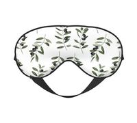 Rama De Olivo Estilo Acuarela Naturaleza, Cubreojos completos Antifaz bloqueador de luz Antifaz para dormir Antifaz suave con los ojos vendados Noche