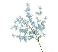 Rama de orquídea bailarina realista 30cm para tallo Artificial realista (azul)