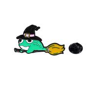 Rama De Ranas Verdes De Aleación Delicado Broche Artístico Elegante Broche Para Aquellos Que Aman Accesorios Distintivos., One Size, Como se describe