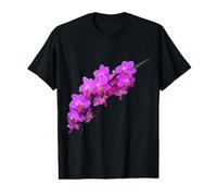 Rama de Rosa Magenta Phalaenopsis Orquídeas Formas Mania Camiseta gráfica económica
