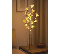 Rama Decorativa LED de 90 cm con iluminación Blanca cálida, Funciona con Pilas, con función de Temporizador, Rama Artificial con Luces para Interior, decoración acogedora para jarrón, salón, días