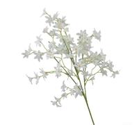 Rama realista de orquídea bailarina de 30 cm para tallo artificial realista (blanco)