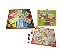 Rama- TABLERO PARCHIS 6 Y OCA 41X41 CON FICHAS, Multicolor (90567)