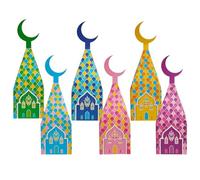 Ramadán Eid Cajas de regalo de papel para decoración de fiestas de vacaciones, 60 unidades