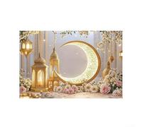 Ramadan Eid - Cartel de pared para decoración interior y exterior del hogar durante el período de observancia religiosa de vacaciones (3)