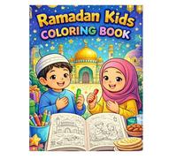 Ramadan & Eid Kids Coloring and Activity Book: Fun Islamic lessons, colouring pages, puzzles and activities for children
