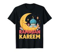 Ramadan Kareem Kids Cute Crescent Moon Musulmanes Niños Camiseta