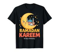 Ramadan Kareem Kids Cute Crescent Moon Musulmanes Niños Camiseta