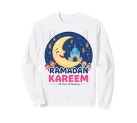 Ramadan Kareem Kids Cute Crescent Moon Musulmanes Niños Sudadera