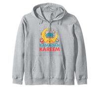 Ramadan Kareem Kids Cute Crescent Moon Musulmanes Niños Sudadera con Capucha