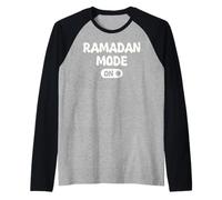 Ramadan Kareem Mubarak - Islamic Ramadan Mode on Camiseta Manga Raglan