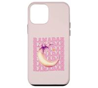 Ramadan Kareem Muslim Moon Girl Coquette Lazo Rosa Carcasa para iPhone 12 Mini