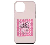 Ramadan Kareem Muslim Moon Mosque para niña, Coqueta, Lazo Rosa Carcasa para iPhone 12 Mini