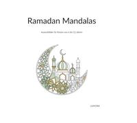 Ramadan Mandala Malbuch für Kinder: Einfache Motive für Kinder von 6-12 Jahren
