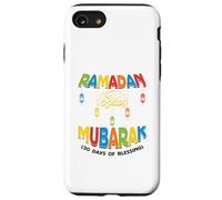 Ramadán Mubarak 30 días de bendición Ayuno Ramadán musulmán Carcasa para iPhone SE (2020) / 7/8