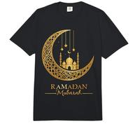 Ramadán Mubarak Feliz Ayuno Luna Creciente Islámico Musulmán Comfort Colors Adult Heavyweight T-Shirt