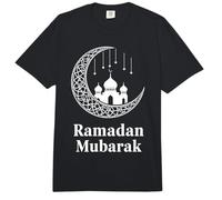 Ramadán Mubarak Feliz Ayuno Luna Creciente Islámico Musulmán Comfort Colors Adult Heavyweight T-Shirt