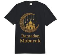 Ramadán Mubarak Feliz Ayuno Luna Creciente Islámico Musulmán Comfort Colors Adult Heavyweight T-Shirt