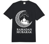 Ramadán Mubarak Feliz Ayuno Luna Creciente Islámico Musulmán Comfort Colors Adult Heavyweight T-Shirt