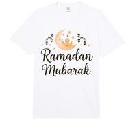 Ramadán Mubarak Feliz Ayuno Luna Creciente Islámico Musulmán Comfort Colors Adult Heavyweight T-Shirt