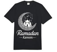 Ramadán Mubarak Feliz Ayuno Luna Creciente Islámico Musulmán Comfort Colors Adult Heavyweight T-Shirt