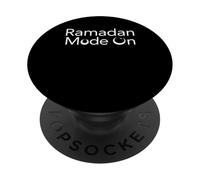 Ramadán Mubarak Feliz Ayuno Luna Creciente Islámico Musulmán PopSockets PopGrip Adhesivo