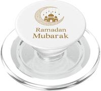 Ramadán Mubarak Feliz Ayuno Luna Creciente Islámico Musulmán PopSockets PopGrip para MagSafe