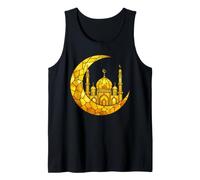 Ramadán Símbolo Islámico Luna Creciente Islam Mezquita Musulmán Camiseta sin Mangas