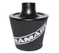 Ramair Filters JS-070-BK Filtro de aire con cuello de aleación, universal, color negro, 70 mm