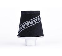 Ramair - Filtro de aire universal de cono de espuma pequeño, base de aluminio, diámetro exterior de 60 mm, color plateado