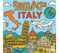 RamArts Journey to Italy: Coloring Adventure with Landmarks and History: Creative Fun for Kids and Families