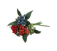 Ramas de frutas de espuma artificial para decoración del hogar, perfectas para centros de mesa y arreglos florales (colores mezclados)