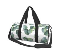 Ramas De Hojas De Eucalipto Acuarela, Bolsa de Viaje de Gran Capacidad, Bolso Redondo, Bolsa de Viaje Deportiva, Bolsa de Mano, Bolsa de Fitness