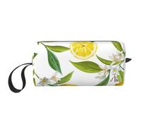 Ramas De Limonero Exótico Estampadas Delicioso Delicioso, Bolsa de Maquillaje Bolsa de cosméticos Bolsa de artículos de tocador de Viaje portátil Bolsa de Maquillaje