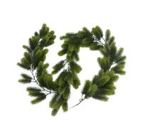 Ramas De Pino Navideñas - Planta Verde Artificial Realista De 200 Centímetros,Tallos Navideños - para Uso en Hogar, Patio, Sala de Estar, Exterior, Jardín, Patio, Muro y Día de Acción de Gracias