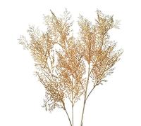 Ramas de ramita dorada de Maraoma, 1 unidad, planta artificial, seda, oro, para interior, decoración de cocina, aniversario, día de la madre, boda