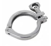 RAMBEX 1 Juego de 1,5 "2" 2,5 "3" Tri Abrazadera 50,5/64/77, virola de 5/91mm OD 304 Acero Inoxidable Tri trébol Accesorio Sanitario for elaboración de Cerveza casera(Chuck 91)