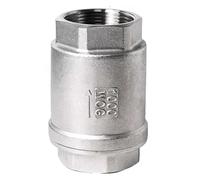 RAMBEX 1 válvula de retención Vertical de Acero Inoxidable 304 H12 for Bomba de Agua de 1/2, 3/4, 1-1/2, 1-1/4, 1 Pulgada, válvula unidireccional for tubería de Agua DN15/20/25/32/40/50(1-1/4")