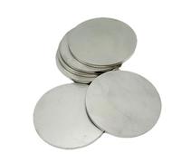 RAMBEX Placa Redonda De Acero Inoxidable De 2mm, 3mm, 4mm De Espesor, Diámetro 50mm, 100, 150, 200, 250, 300, 400mm, Hoja Circular, Disco Redondo 304 (Color : 100mm*2.5mm/2pcs)