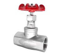 RAMBEX Válvula De Globo De Acero Inoxidable, 1/2" 3/4" 1" 1-1/4" 1-1/2" 2" Válvula De Globo Tipo B Roscada Válvula Medidora De Agua De Vapor De Alta Temperatura, 1 Pieza(2" DN50)