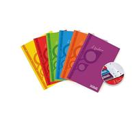 RAMBLOC Protect Cuaderno A4 Rigo Q - 64 páginas papel 80 g/m² FSC - Preperforado y reforzado - 6 colores surtidos